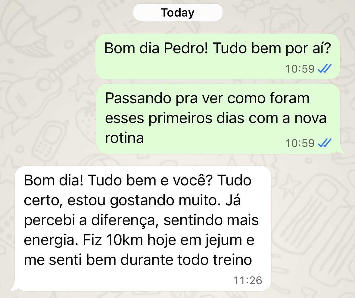 Depoimento de paciente