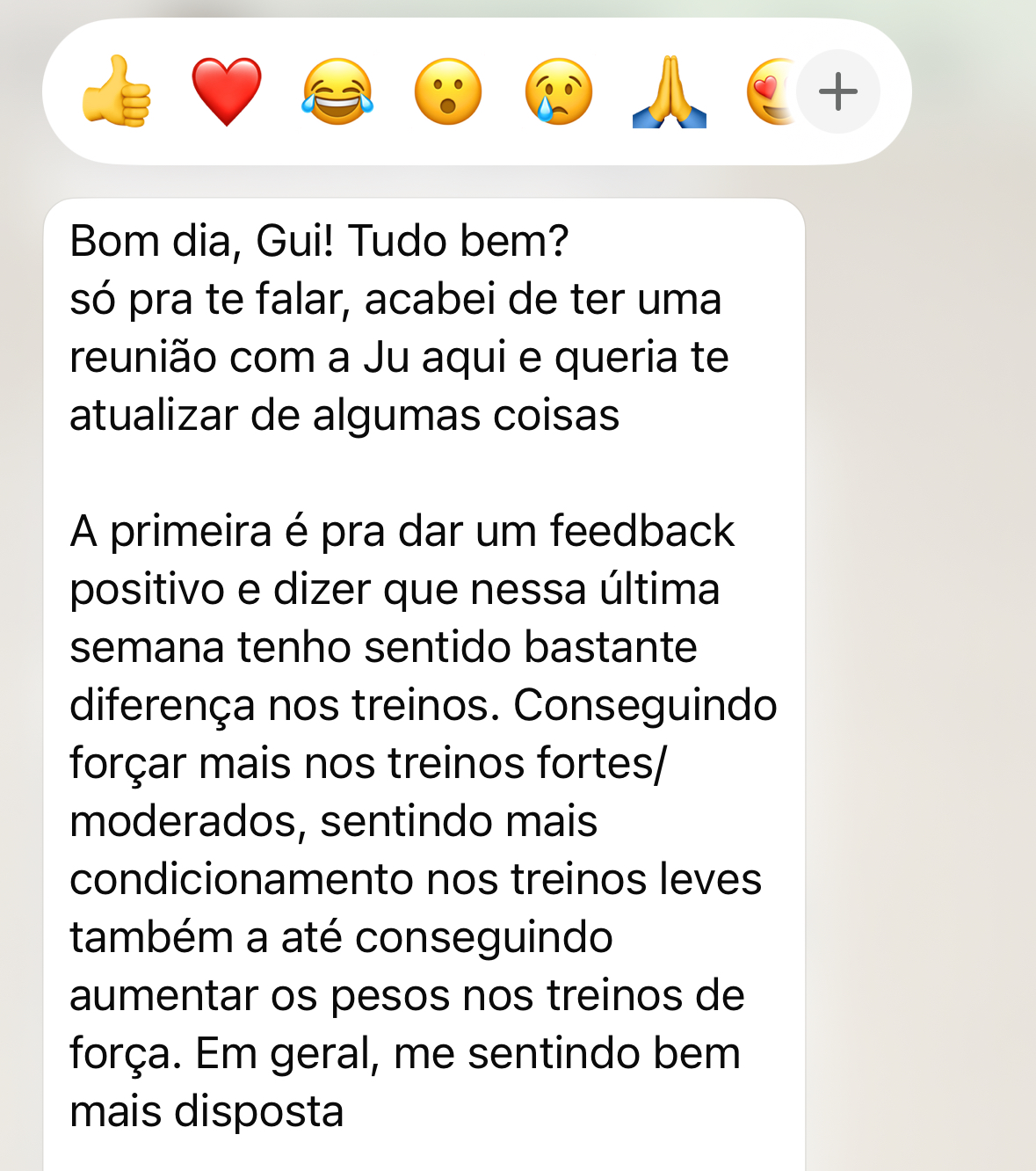 Depoimento de paciente