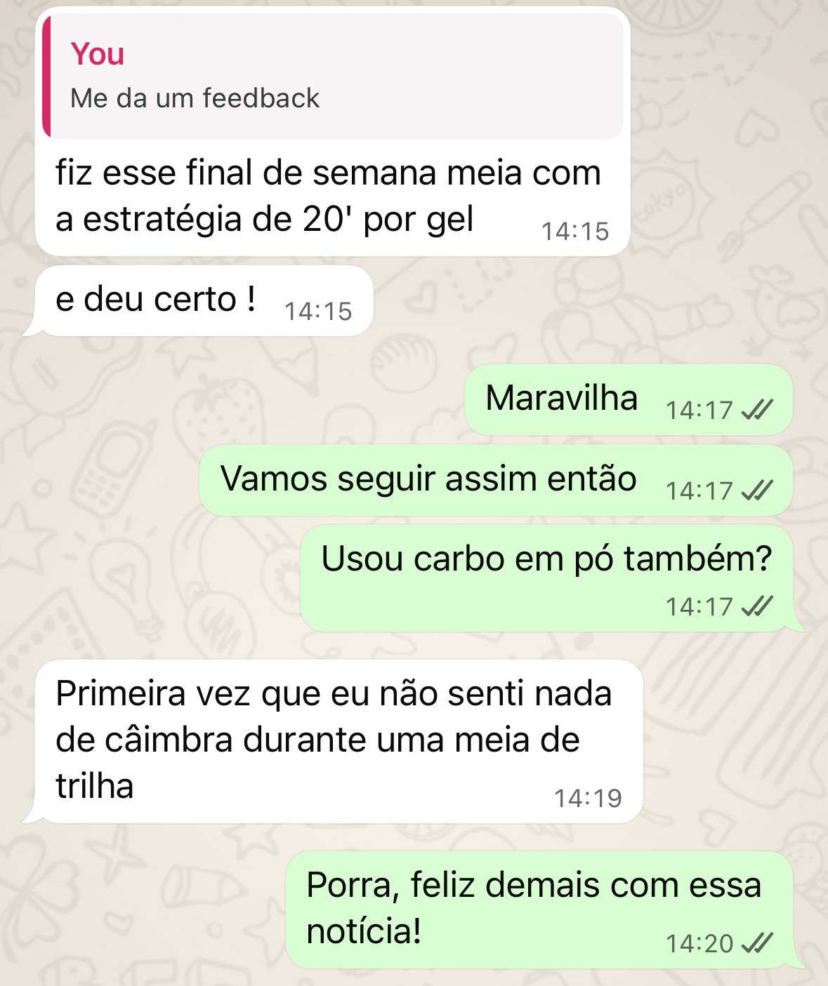 Depoimento de paciente
